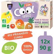 VITABIO Organic fruit capsules Cool Fruits apple, mango, pineapple and acerola 12×90 g - Meal Pocket