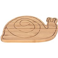 Lässig Breakfast Board Bamboo Wood Garden Explorer snail - Cutting Board