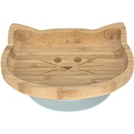 Lässig Platter Bamboo Wood Chums Cat - Children's Plate