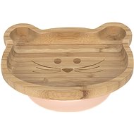 Lässig Platter Bamboo Wood Chums Mouse - Children's Plate