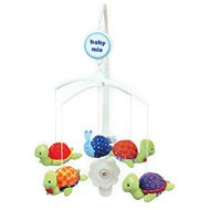 Baby Mix Plush carousel over the crib - Turtles - Cot Mobile