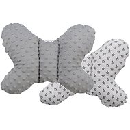 COSING Pillow MINKY Bow tie - gray - Travel Pillow