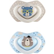 Canpol babies BONJOUR PARIS 6–18m 2 pcs blue - Baby Pacifier