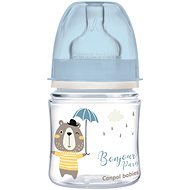 Canpol babies BONJOUR PARIS 120 ml modrá - Dojčenská fľaša