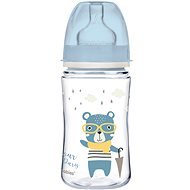 Canpol babies BONJOUR PARIS 240 ml modrá - Dojčenská fľaša