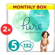 PAMPERS Pure Protection size 5 (264 pcs) - Baby Nappies