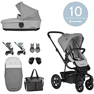 EASYWALKER Set Harvey2 All-Terrain Stone Grey with Accessories - Baby Buggy