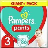 PAMPERS Pants 3 Giant Pack 86 db - Bugyipelenka