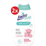 LINTEO BABY Baby Wash and Shampoo 2× 425ml - Children's Soap