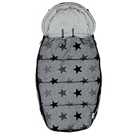 Dooky Footmuff DeLuxe Gray Stars, size L - Stroller Footmuff