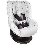 Dooky Seat Cover Group 1 Light Grey Crowns - Child Car Seat Cover