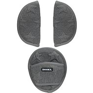 Dooky belt protector Universal Pads Knitted Stars Gray - Protector
