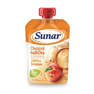 Sunar Fruit Slurry - Apple and Peach 12 × 120g - Baby Food