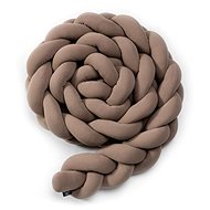 Eseco Knitted mantinel 360 cm, mocca - Crib Bumper