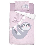 Detexpol Sloth - pink 135 × 100 cm - Children's Bedding