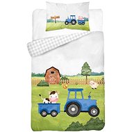 Detexpol Tractor - blue 135 × 100 cm - Children's Bedding
