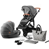 KINDERKRAFT Pram combined Prime 2in1 Gray 2020 - Baby Buggy