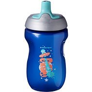 Tommee Tippee non-flowing sports bottle 12 m + Blue, 300 ml - Children's Water Bottle