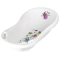 KEEEPER Bathtub 84 cm "Hippo" with stopper white - Baby Bathtub