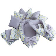 BabyTýpka Sada L Zigzag yellow gray - Baby Health Check Kit