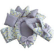 BabyTýpka Sada M Zigzag yellow gray - Baby Health Check Kit