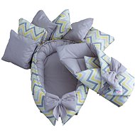 BabyTýpka Set With Zigzag yellow gray - Baby Health Check Kit