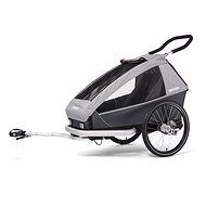 CROOZER KID FOR 1 Keeke 2in1 Stone Grey 2020 - Child Bicycle Trailer