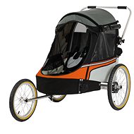 WIKE SOFTIE 3in1 Orange - Child Bicycle Trailer