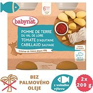 BABYNAT Potatoes with tomatoes and cod 2 × 200 g - Baby Food