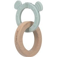 Lässig Teether Ring 2in1 Little Chums dog - Baby Teether