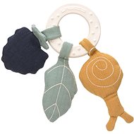 Lässig Teether Ring Natural Rubber snail - Baby Teether