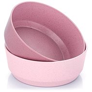 REER Bowl Pink 2 pcs - Children's Bowl