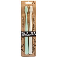NATURAL FAMILY Gin Toothbrush DUO - Mint & White - Toothbrush