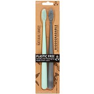 NATURAL FAMILY Gin Toothbrush DUO - Mint & Grey - Toothbrush