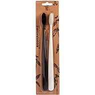 NATURAL FAMILY Gin Toothbrush DUO - Black & White - Toothbrush