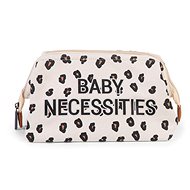 CHILDHOME Canvas Leopard Toiletry Bag - Make-up Bag