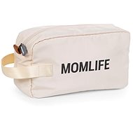 CHILDHOME Toilet Bag Momlife Off White Black - Make-up Bag