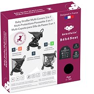 BébéFolie Mesh 3in1 Black - Pram Net