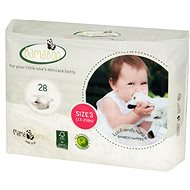 Mama Bamboo Bamboo Nappies Premium Midi 6-11kg 28 pcs - Disposable Nappies
