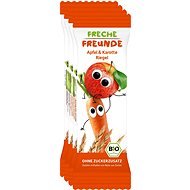 Freche Freunde BIO Ovocná tyčinka – Jablko a mrkva 4× 23 g - Sušienky pre deti