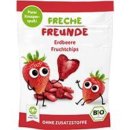 Freche Freunde BIO Ovocné čipsy – Jahoda 12 g - Sušienky pre deti