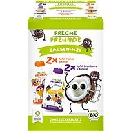 Freche Freunde BIO MIX – Jablko, mango s kokosom a Černica s banánom 4× 100 g - Kapsička pre deti