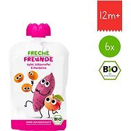 Freche Freunde BIO Pocket Apple, sweet potatoes and tangerine 6 × 100 g - Baby Food