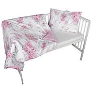 COSING 2-piece Bedding Set - Peonies with Flamingos, Pink - Children's Bedding