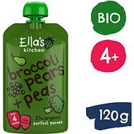 Ella's Kitchen BIO Hruška, hrášok a brokolica (120 g) - Kapsička pre deti