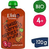 Ella's Kitchen BIO sütőtök, sárgarépa, alma és szilva (120 g) - Tasakos gyümölcspüré