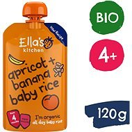 Ella´s Kitchen Detská ryža – Banán a marhuľa 120 g - Kapsička pre deti