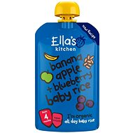 Ella´s Kitchen Children´s rice - Banana, apple and blueberries 120 g - Meal Pocket