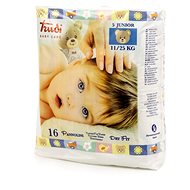 Trudi Baby Dry Fit 00695 Perfo-Soft sizing. Junior 11-25 kg (16 pcs) - Disposable Nappies