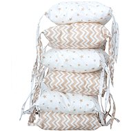 BabyBush Cushion Bumpers - Dream Beige - Crib Bumper